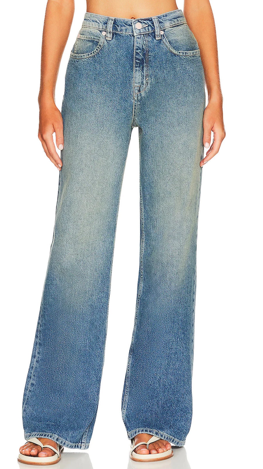 Free People We the Free Tinsley High Waist Baggy Jeans