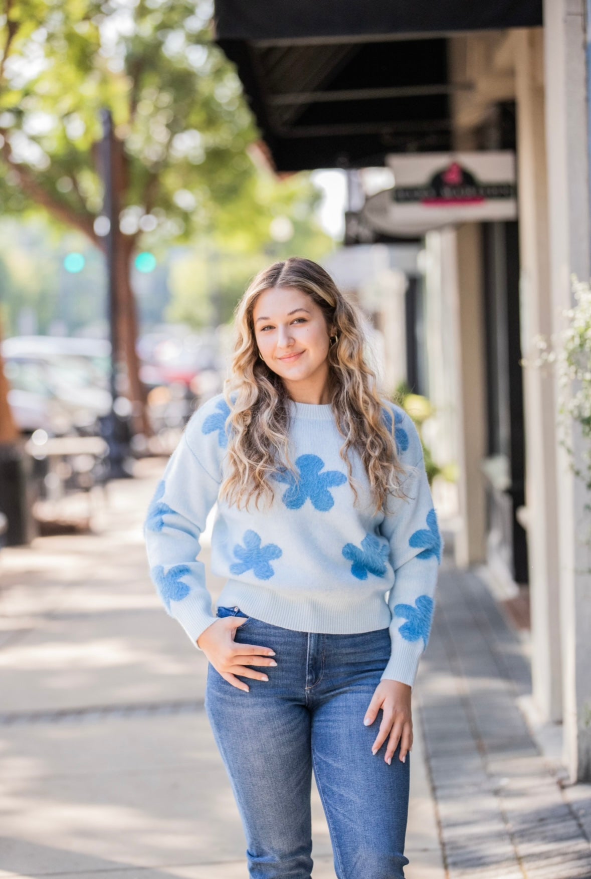 DAISY FLUFFY KNIT JUMPER