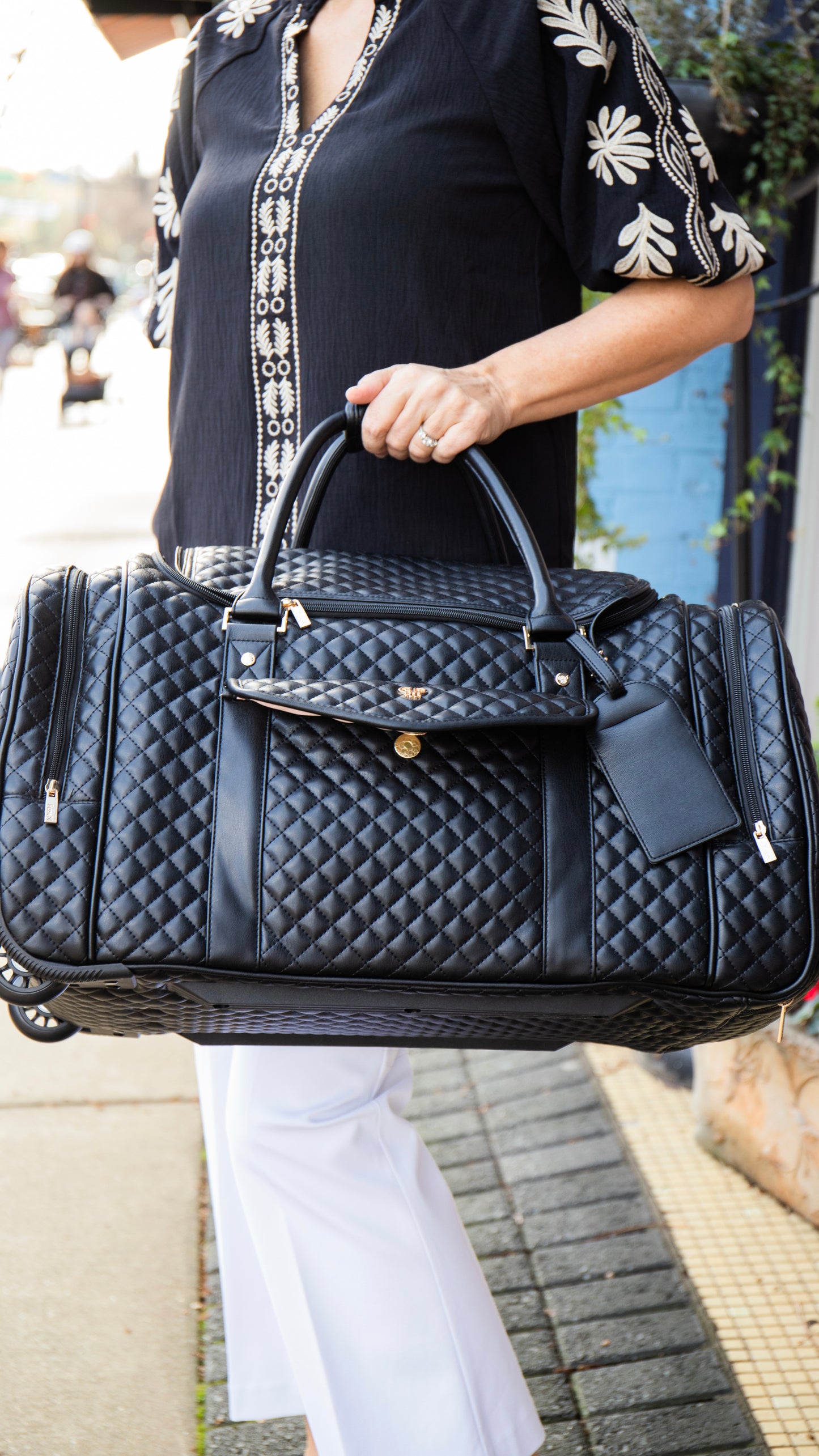 TIMELESS QUILTED VIP DUFFEL