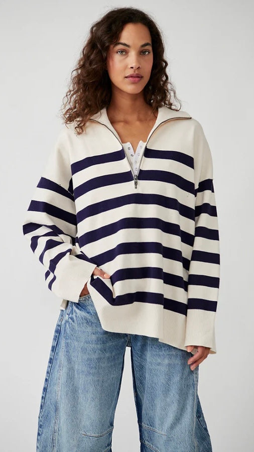 COASTAL STRIPE PULLOVER