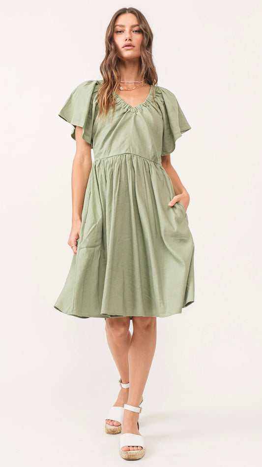 EUCALYPTUS SAGE DRESS