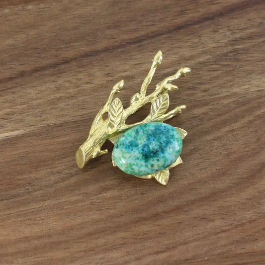 STONE BRANCH BROOCH