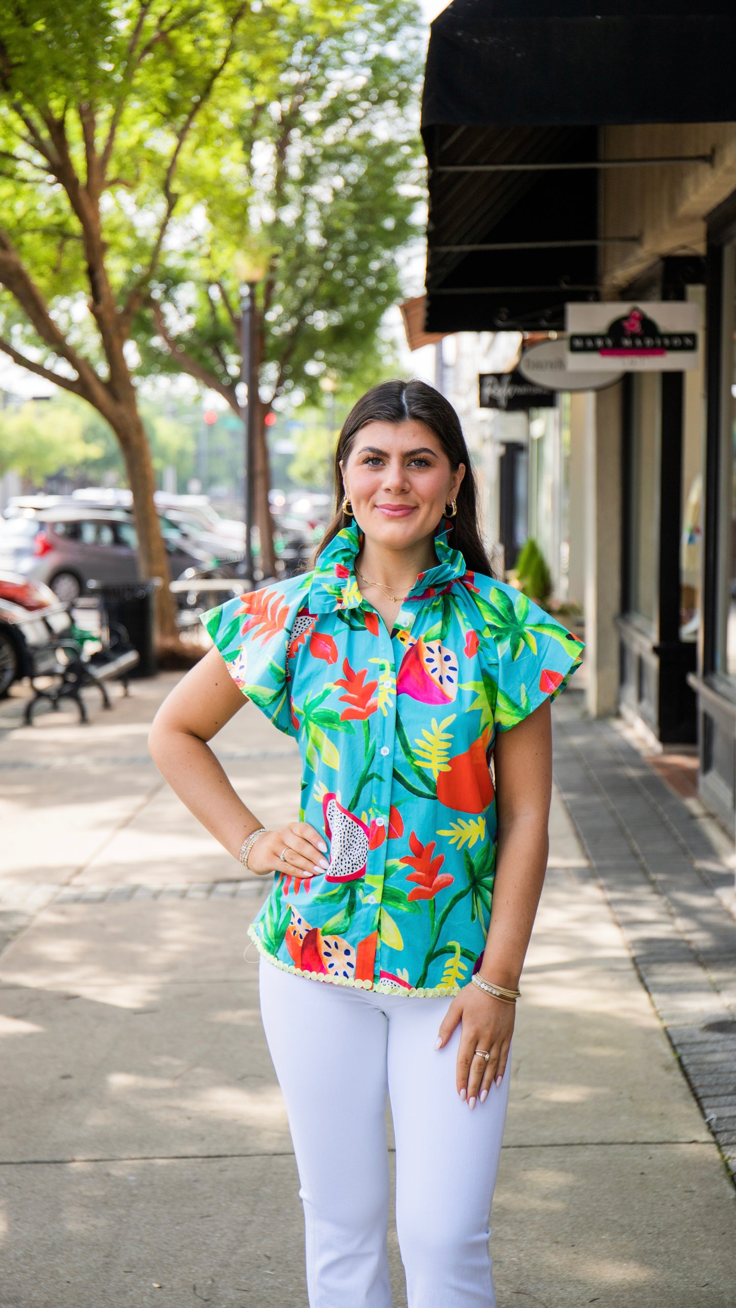 POOLSIDE ADELYN BLOUSE