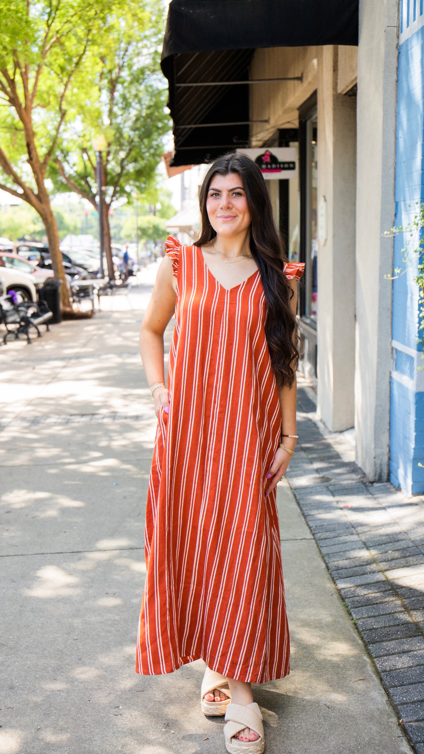 HEMMINGWAY STRIPE SOFIA DRESS