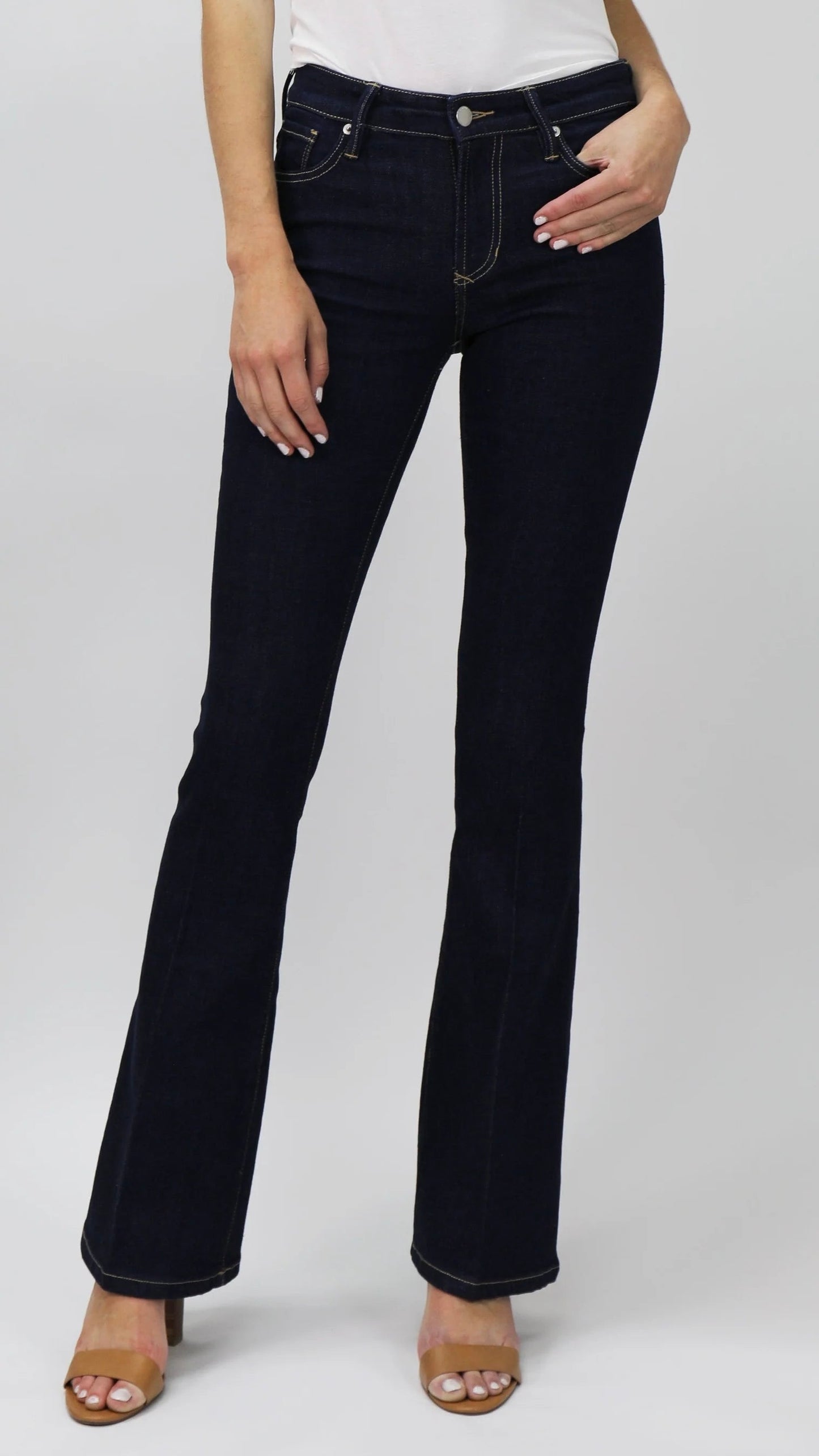 ROSA HIGH RISE FLARE JEANS