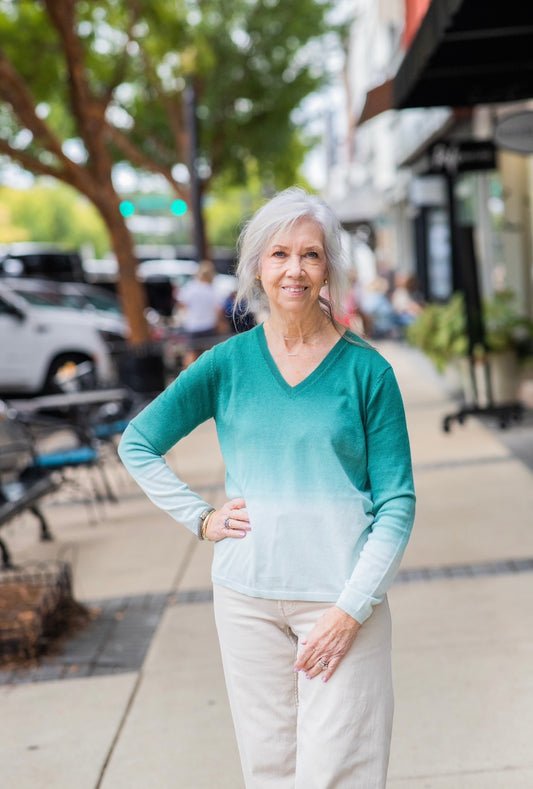 SEA SALT OMBRE SWEATER