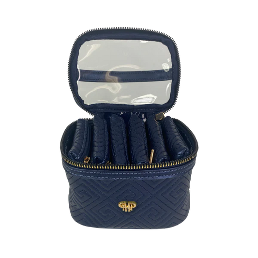 GETAWAY JEWELRY CASE IN GREEK NAVY