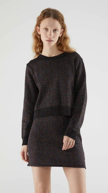 LUREX KNIT SKIRT