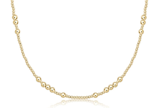 HOPE GOLD CHOKER 17"