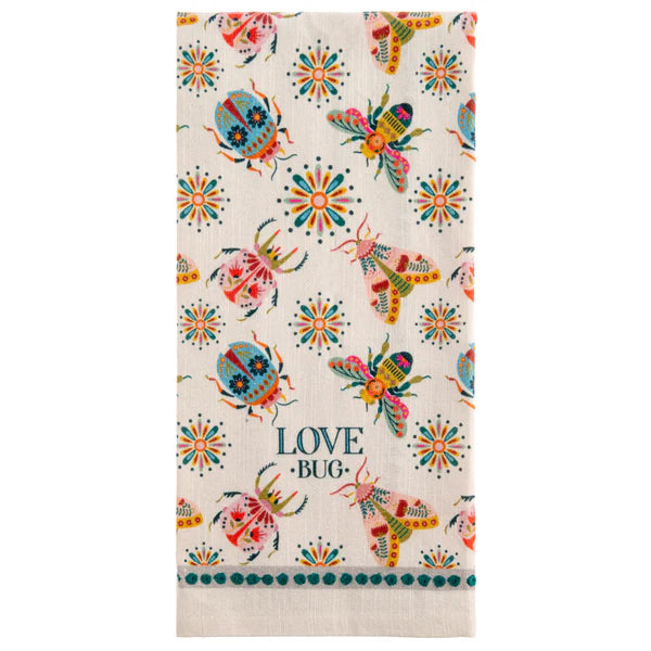 LOVE BUG DISH TOWEL