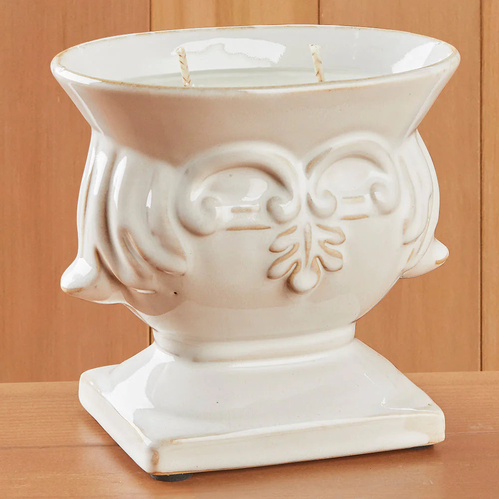 SALT SAGE URN CANDLE