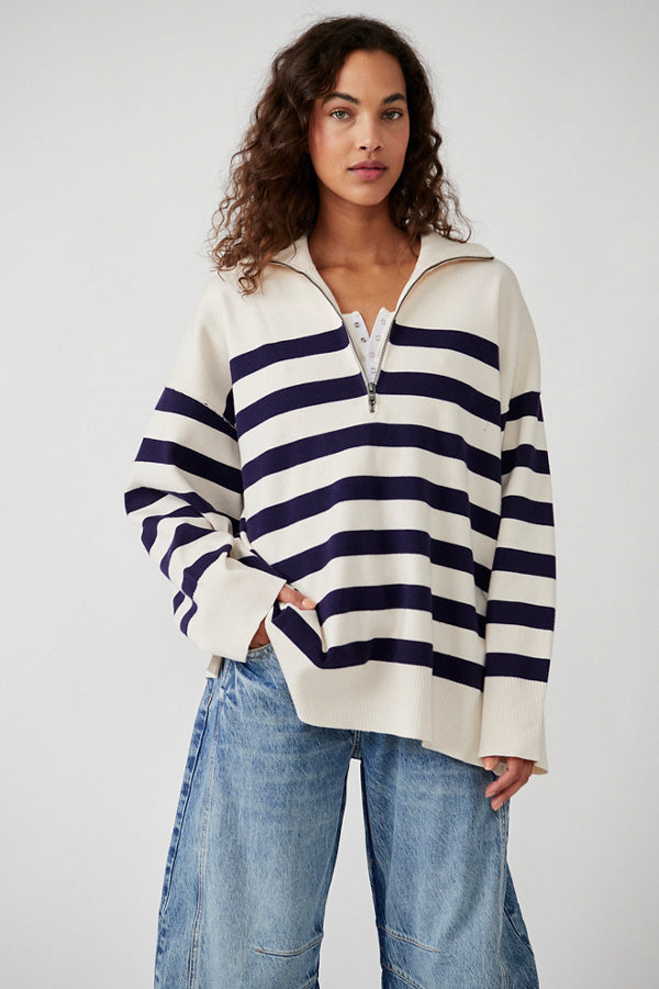 COASTAL STRIPE PULLOVER