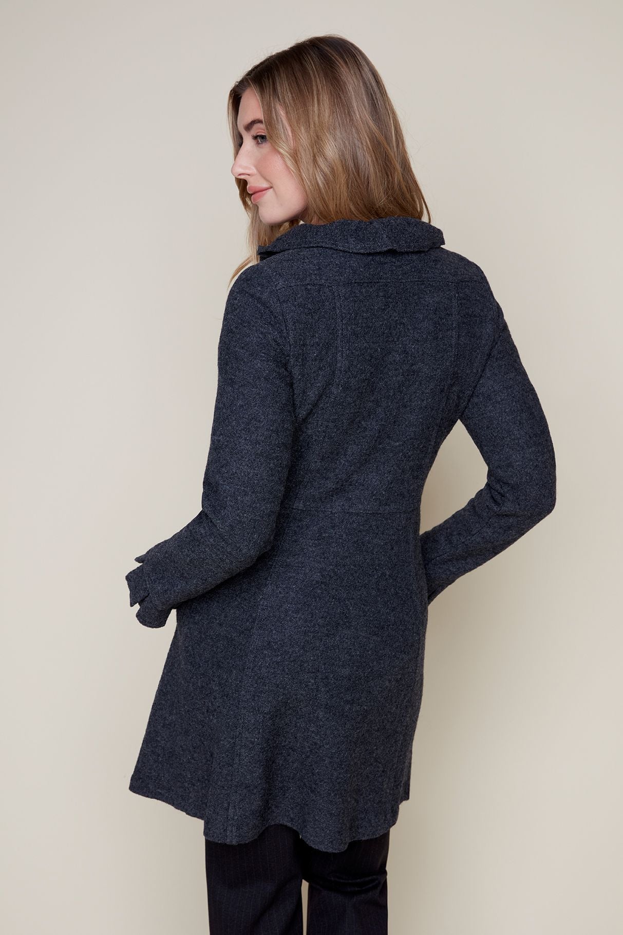 BOILED WOOL RENAUR COAT