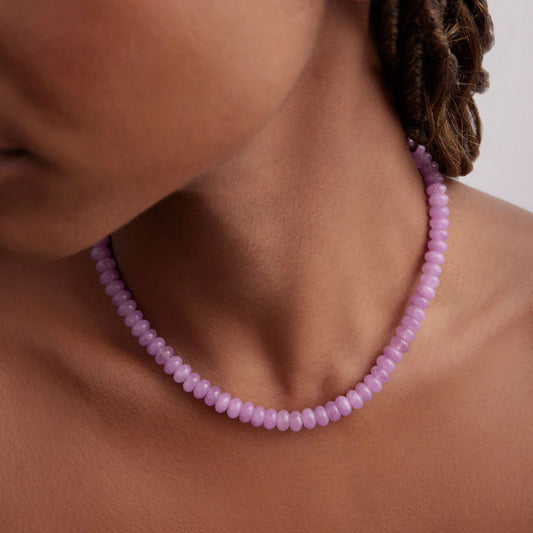 HARBOUR ISLAND PURPLE JADE COLLAR