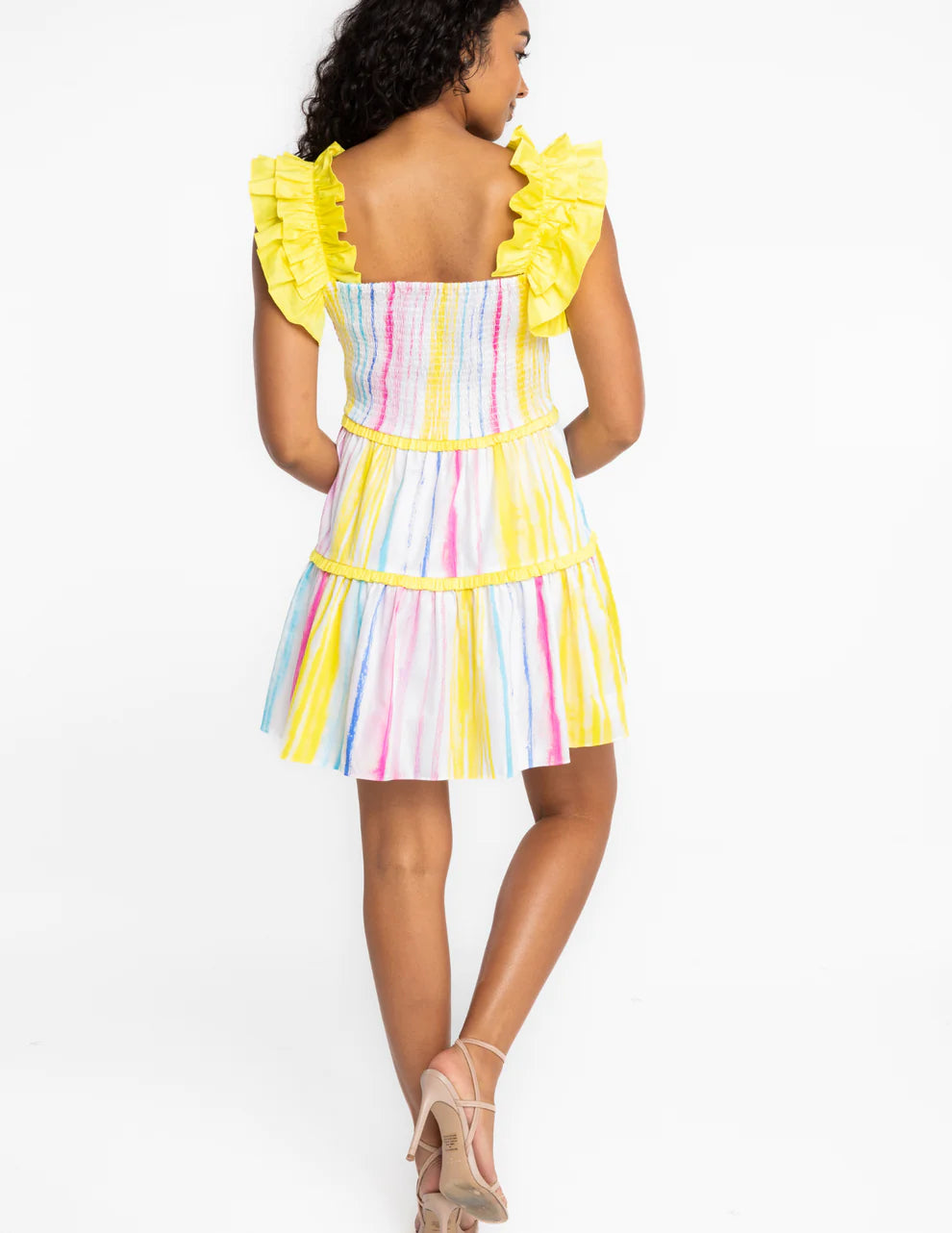 CARIBBEAN STRIPE AMORA DRESS by Alden Adair