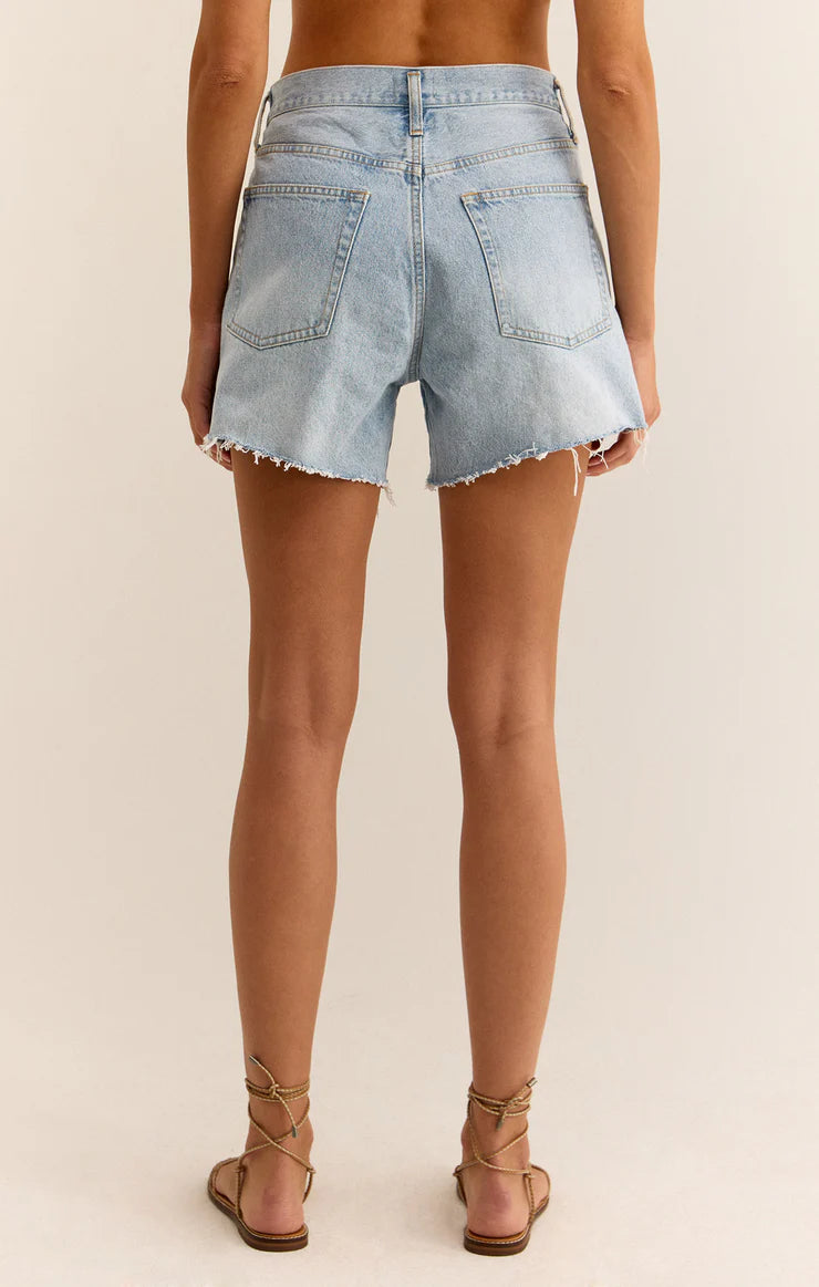 CLASSIC HI-RISE SHORT IN SUN INDIGO