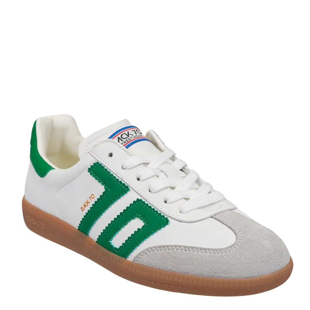 BACK 70 GREEN WHITE SNEAKERS