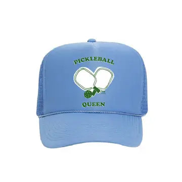 PICKLE BALL QUEEN TRUCKER HAT