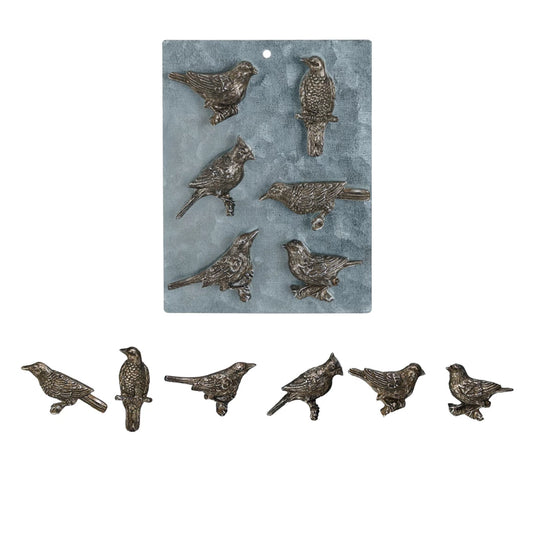 PEWTER BIRD MAGNETS