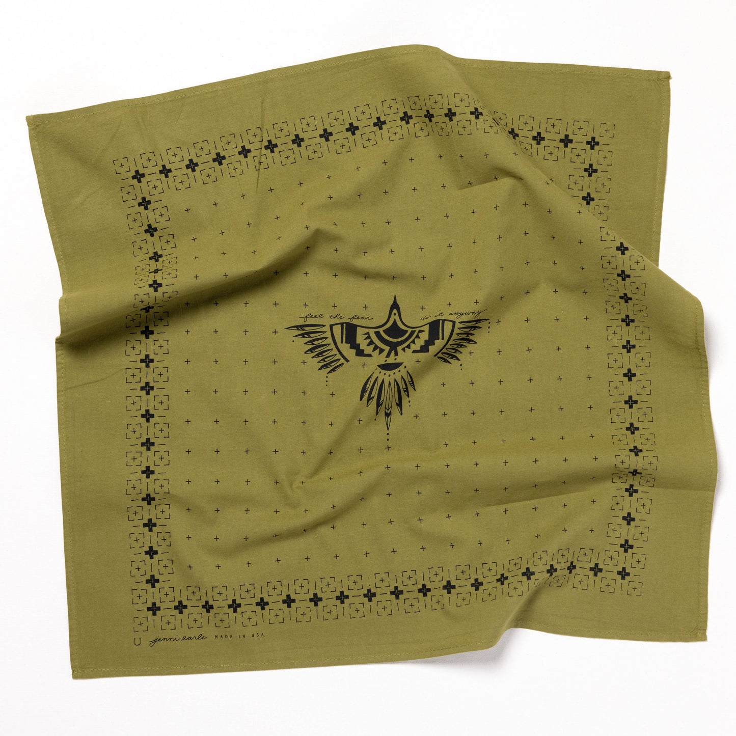 “feel the fear” bandana