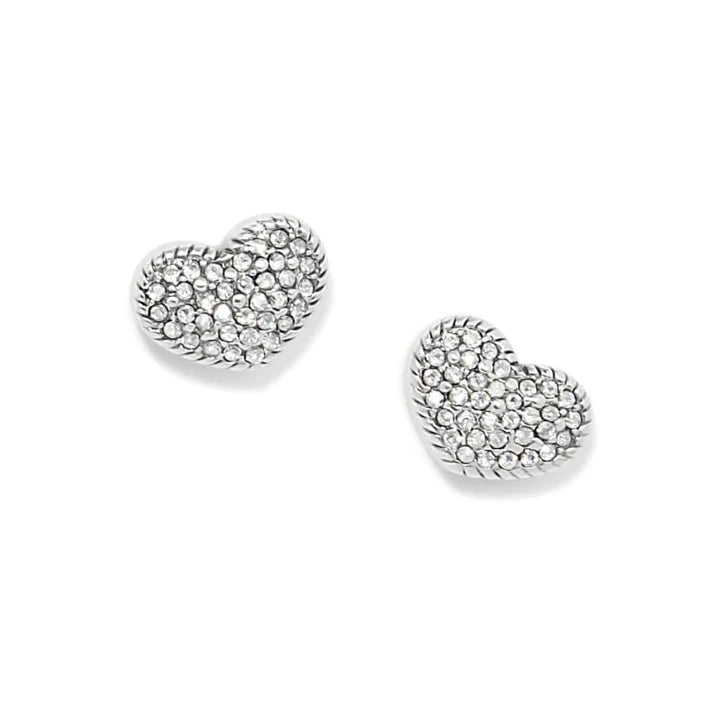 ILLUMINA CELESTE HEART POST EARRING