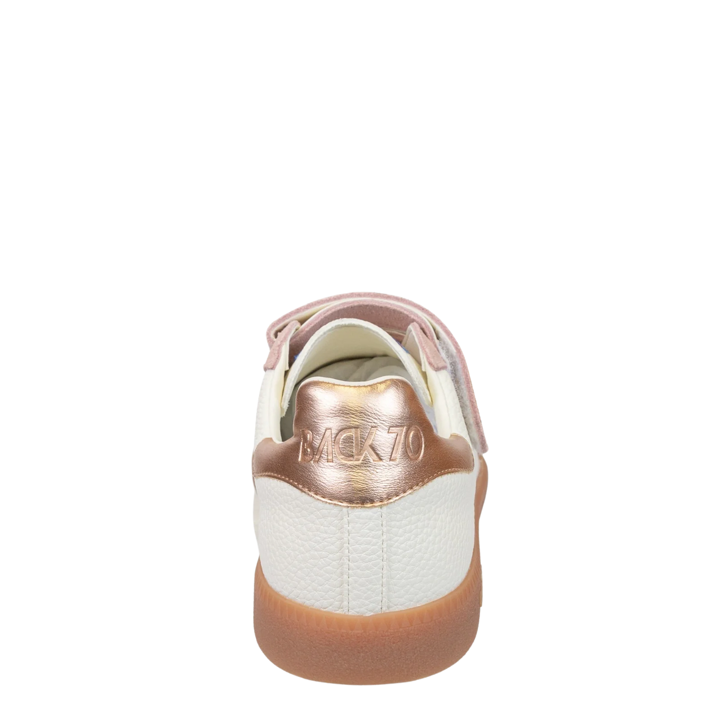 MIAS WHITE PINK VELCRO BACK 70