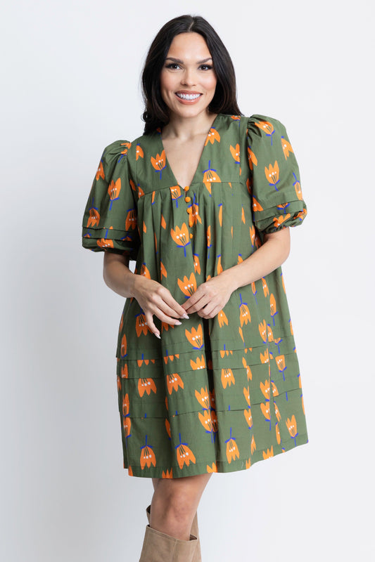 OLIVE AND TULIP DRESS