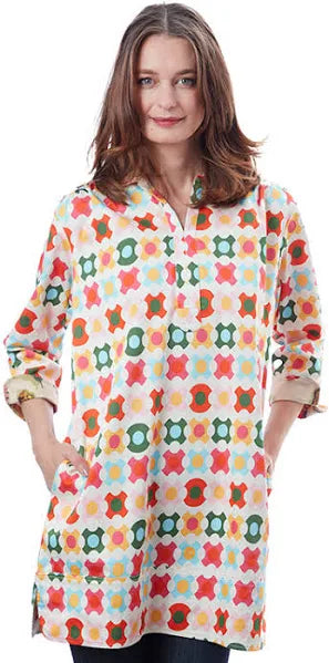 VAIL TUNIC GEOMETRIC TUNIC