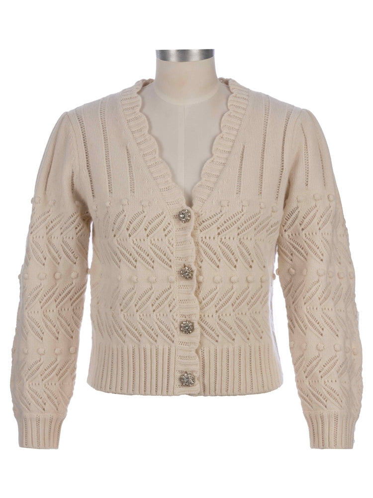 MIMI SCALLOP CARDIGAN