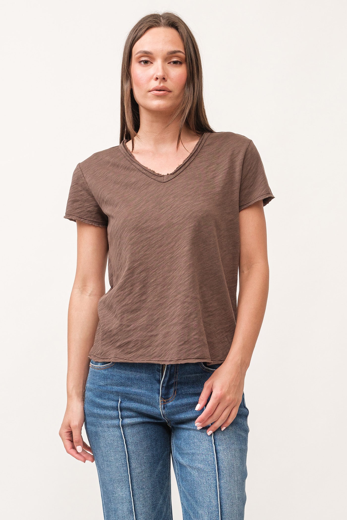 VANYA DARK OLIVE TOP