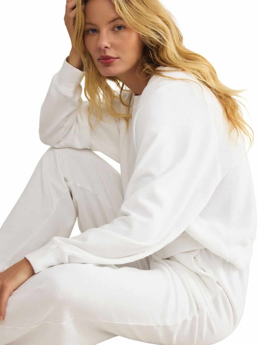 RESET WHITE SWEATSHIRT