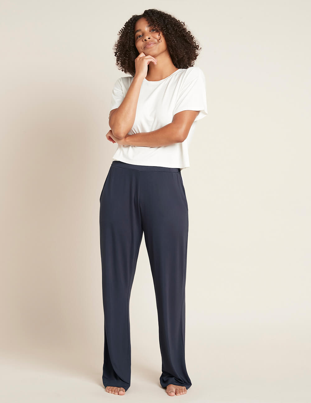 DOWNTIME WIDE LEG LOUNGE PANT