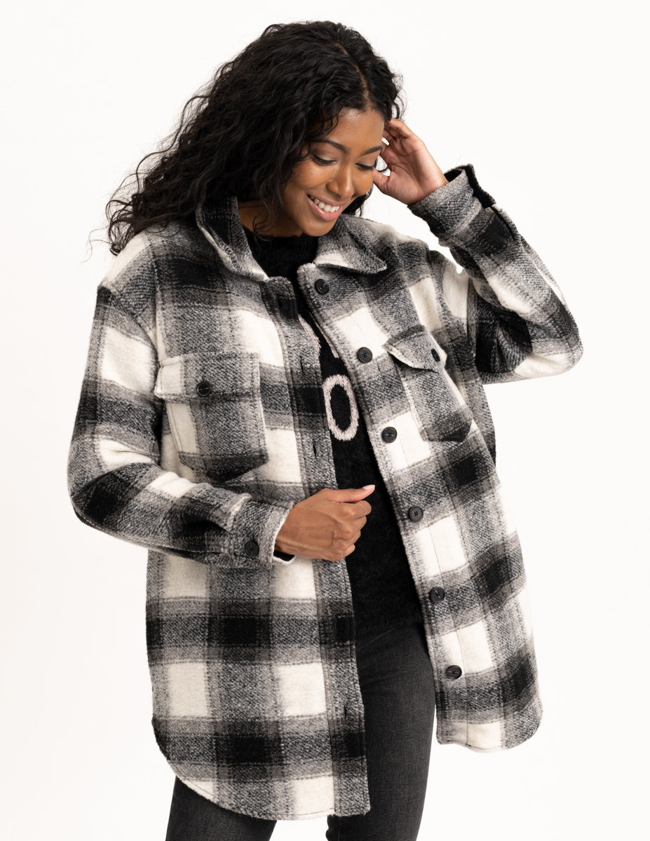 MONTIE PLAID SHACKET