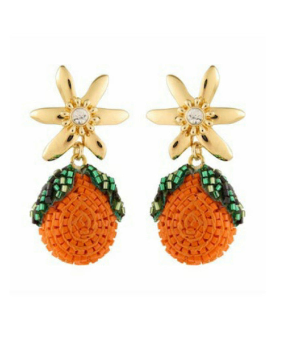 POSITANO ORANGE EARRING